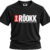 ROOKK T-shirt black full logo ROOKK T-shirt with full logo
