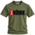 ROOKK T-shirt green full logo ROOKK T-shirt with full logo